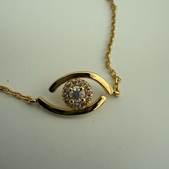 🆕 18K gold plated Luxury Exquisite Zircon Skeleton Chain Link Bracelet - Picture 3 of 9